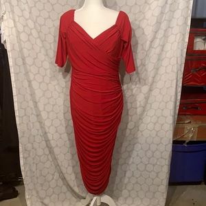 Red wiggle dress!Gives you all the right curves!
